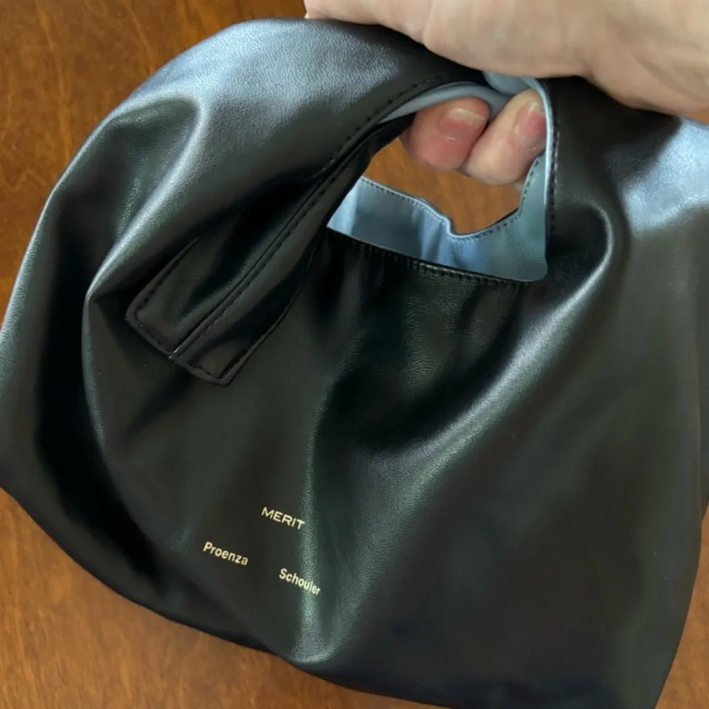 Proenza Schouler Black and Light Blue Clutches - Picture 12 of 13